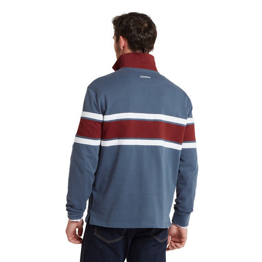 Schoffel Exmouth Heritage 1/4 Zip Sweatshirt - Oxford Navy