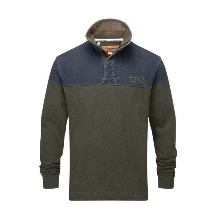 Schoffel Helford Heritage Sweatshirt - Peat Green