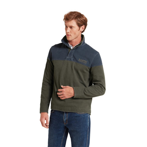 Schoffel Helford Heritage Sweatshirt - Peat Green