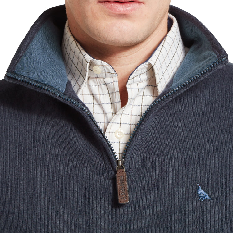 Schoffel Kingsand 1/4 Zip Jumper - True Navy