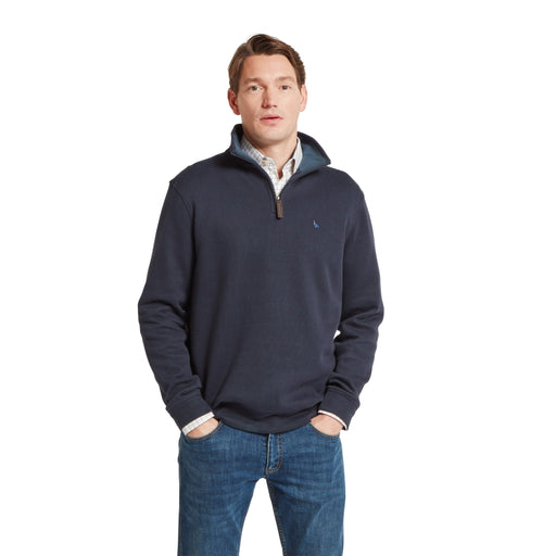 Schoffel Kingsand 1/4 Zip Jumper - True Navy