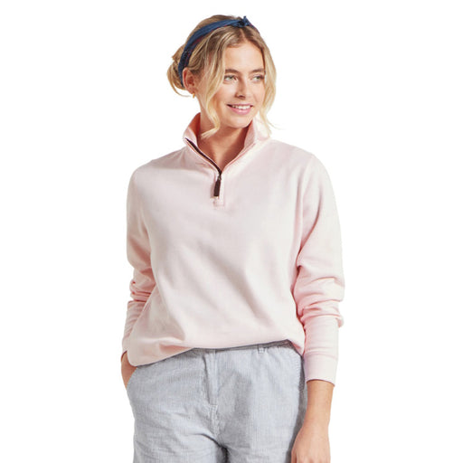 Schoffel Ladies Appletree Bay Sweater 1/4 Zip - Pale Pink