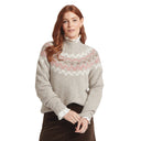 Schoffel Ladies Evie Fairisle Sweater - Cobblestone