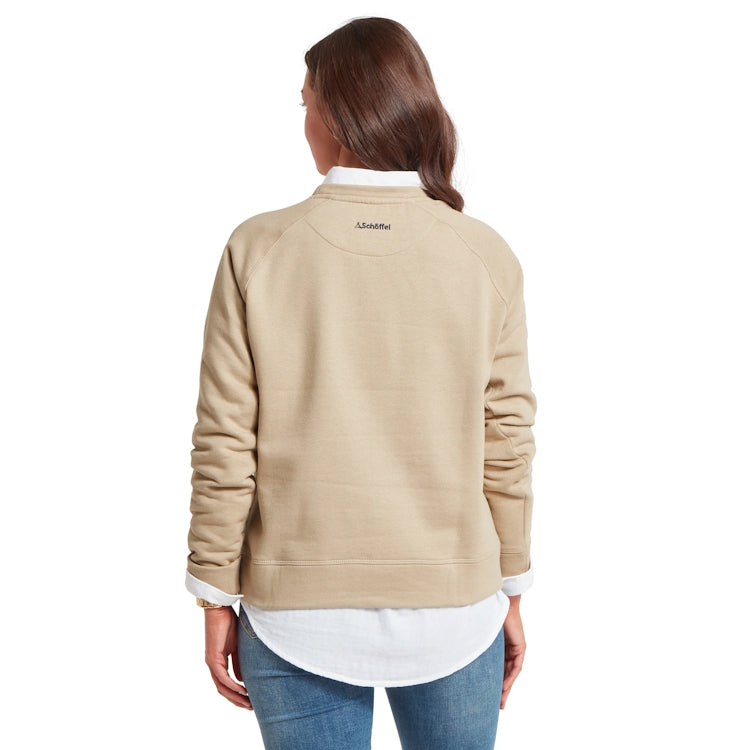 Schoffel Ladies Newberry Sweatshirt - Cobblestone