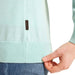 Schoffel Ladies Polperro Pima Cotton 1/4 Zip Sweater - Pale Mint