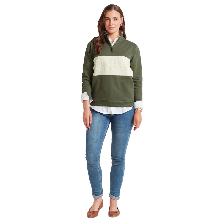 Schoffel Ladies St Agnes Sweatshirt - Beetle Green