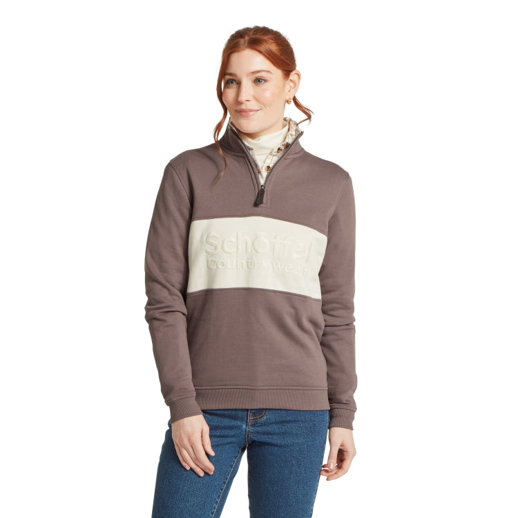 Schoffel Ladies St Agnes Sweatshirt - Truffle