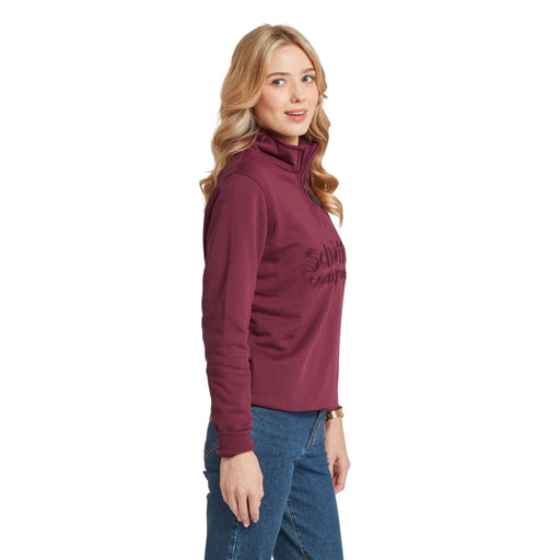 Schoffel Ladies St Issey Sweatshirt - Burgundy