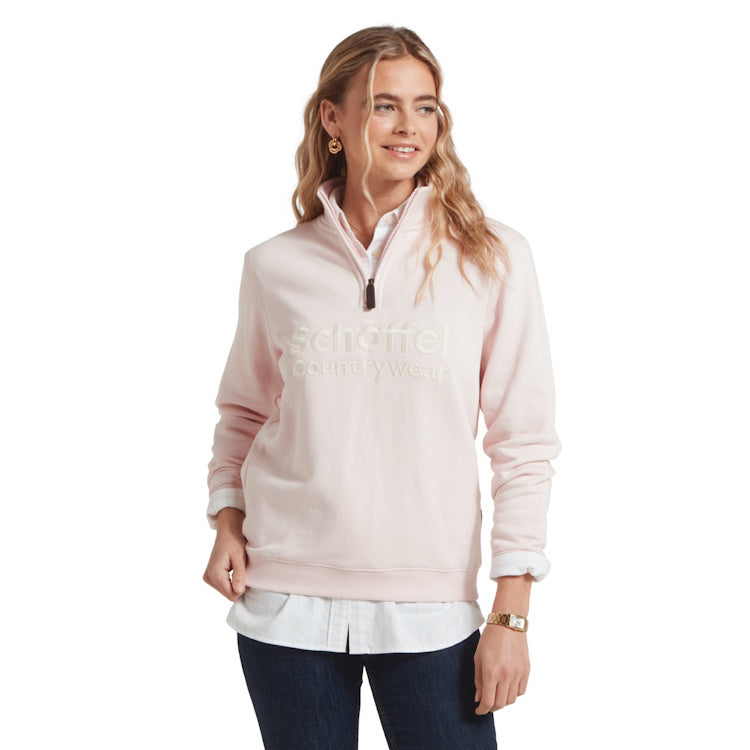 Schoffel Ladies St Issey Sweatshirt - Mauve Blush