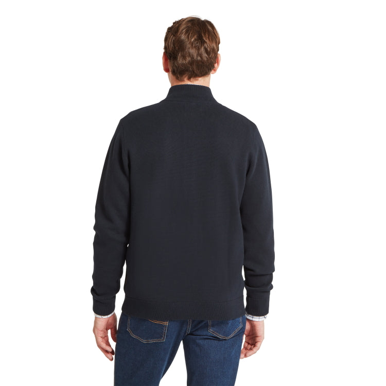 Schoffel Marlow Full Zip Jumper - Navy
