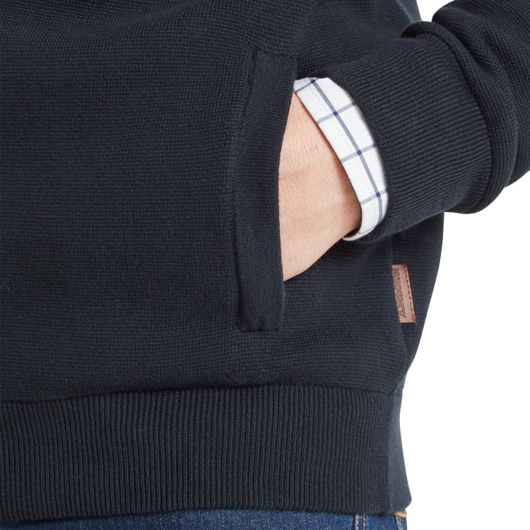 Schoffel Marlow Full Zip Jumper - Navy