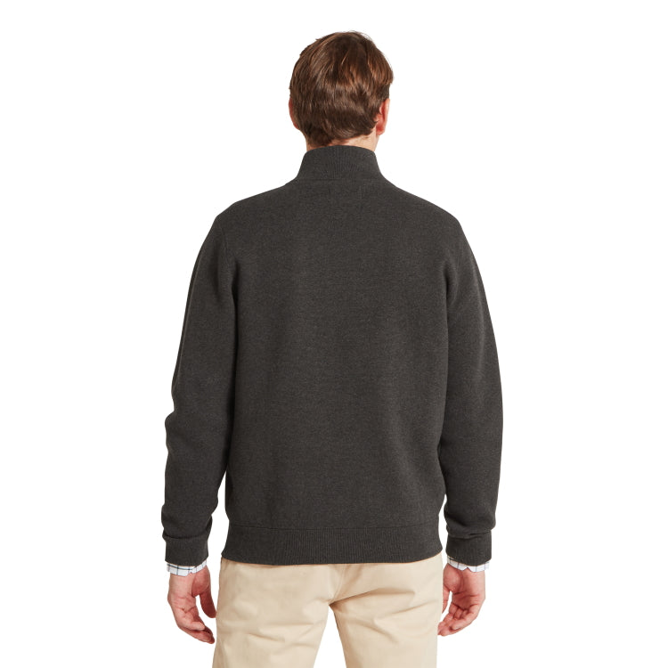 Schoffel Marlow 1/4 Zip Jumper - Charcoal