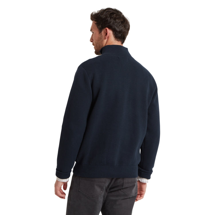 Schoffel Marlow 1/4 Zip Jumper - Navy