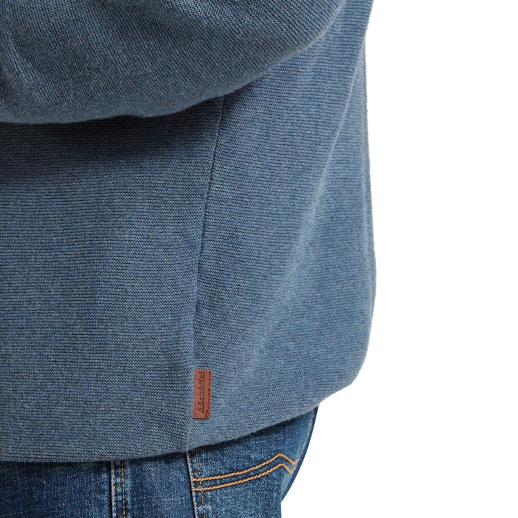 Schoffel Porthleven 1/4 Zip Jumper - Dark Pigeon Blue