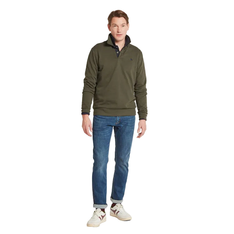 Schoffel Horseley Rugby Sweatshirt - Peat Green