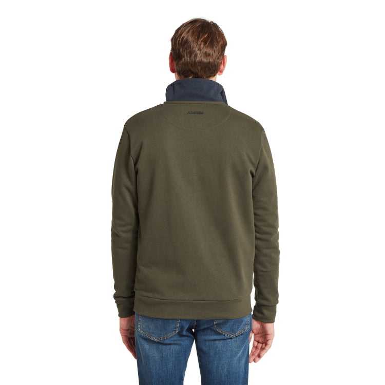 Schoffel Horseley Rugby Sweatshirt - Peat Green