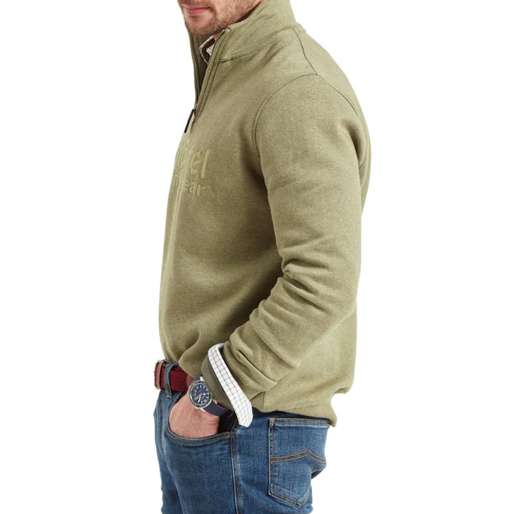 Schoffel Bude Sweatshirt - Light Khaki Marl