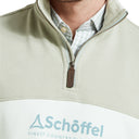 Schoffel Trencom 1/4 Zip Sweatshirt - Aqua Grey/Blue Water