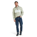 Schoffel Trencom 1/4 Zip Sweatshirt - Aqua Grey/Blue Water