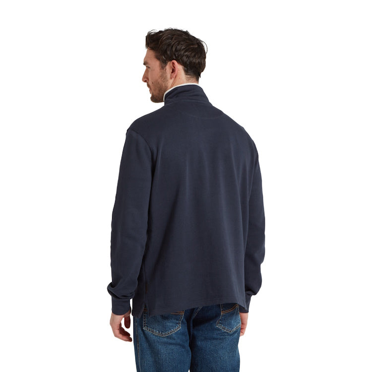 Schoffel Trencom 1/4 Zip Sweatshirt - Navy/Stone
