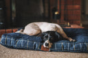 House of Paws Tweed Boxed Dog Duvet - Navy Check