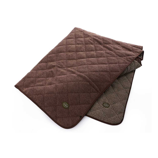 Le Chameau Quilted Dog Throw - Dark Brown