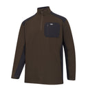 Hoggs of Fife Barra Active 1/4 Zip Top - Green/Black