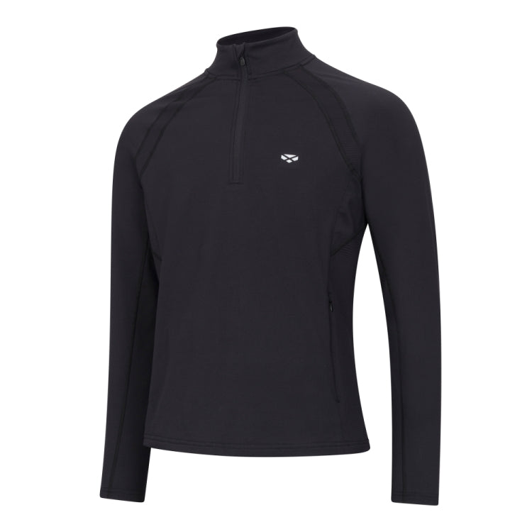 Hoggs of Fife Ladies Skye Active 1/4 Zip Top - Black