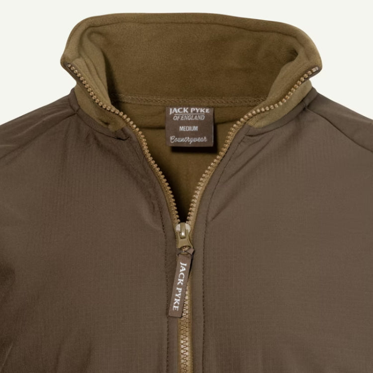 Jack Pyke Bleasdale Half Zip Fleece Top - Dark Mustard