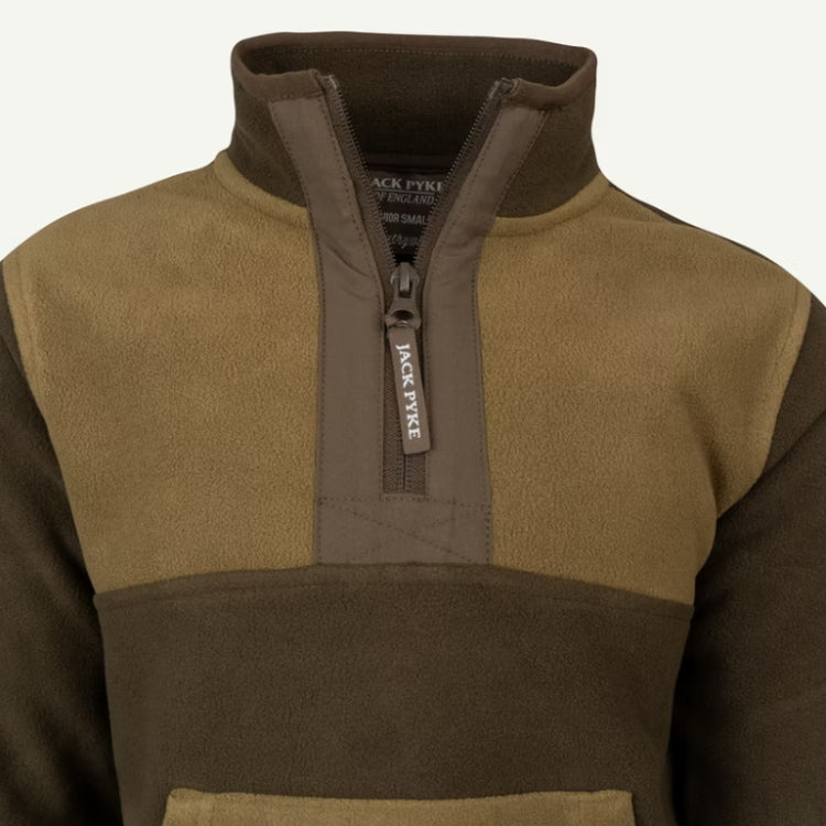 Jack Pyke Junior Two Tone Fleece Top - Green