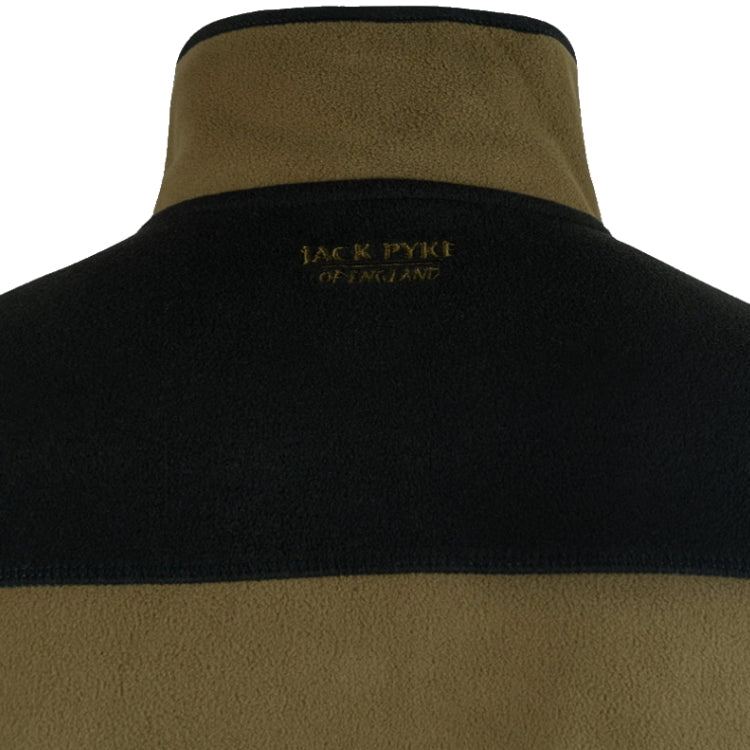 Jack Pyke Snap Neck Fleece Top - Dark Mustard