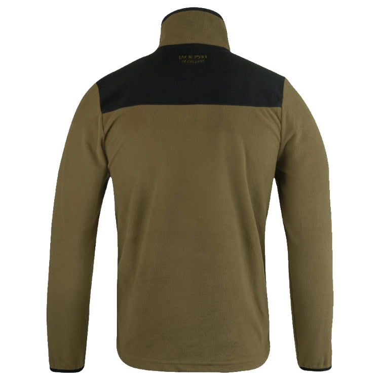 Jack Pyke Snap Neck Fleece Top - Dark Mustard