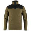 Jack Pyke Snap Neck Fleece Top - Dark Mustard