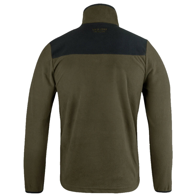 Jack Pyke Snap Neck Fleece Top - Dark Olive