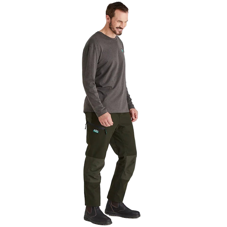 Ridgeline Baseline Top - Light Bark Marl