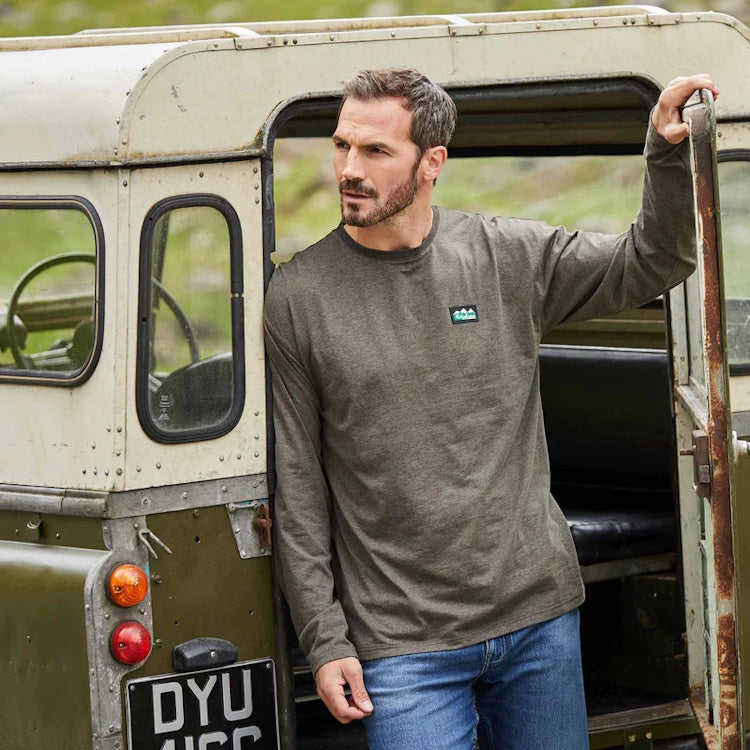 Ridgeline Baseline Top - Smokey Olive Marl