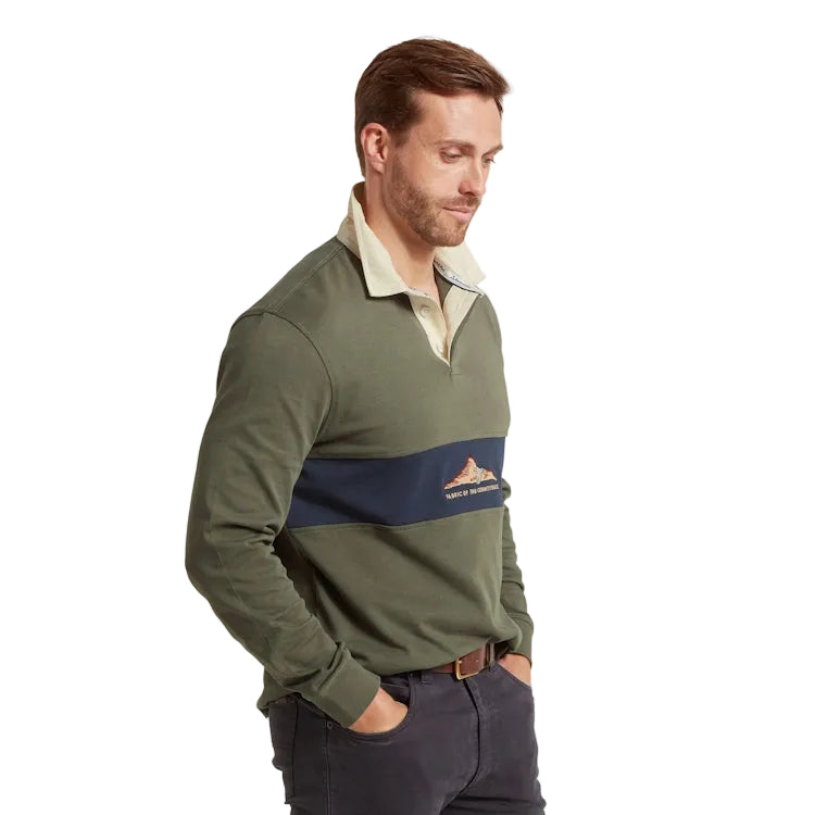 Schoffel Saunton Rugby Top - Beetle Green