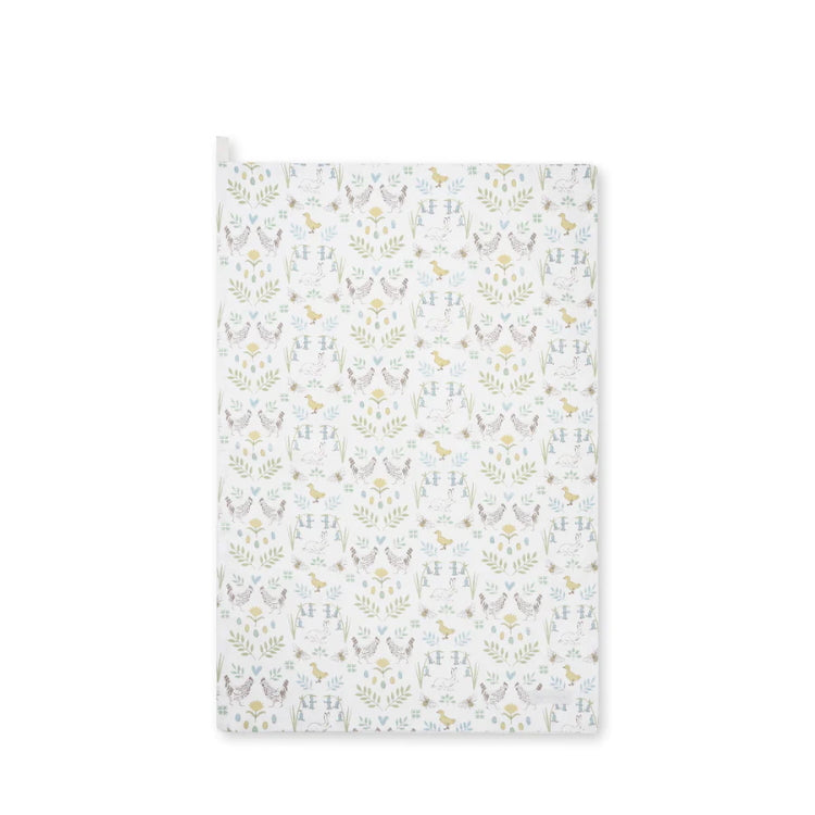 Sophie Allport Spring Chicken Tea Towel