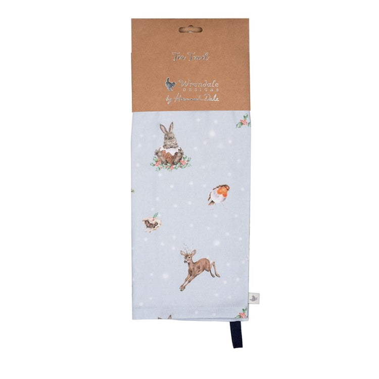 Wrendale Designs Winter Wonderland Christmas Tea Towel