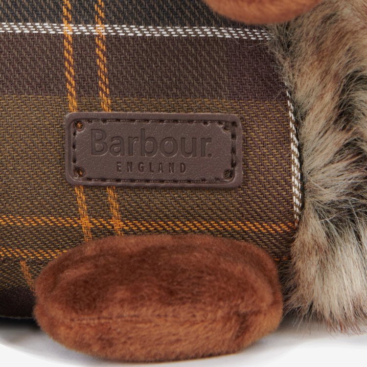 Barbour Hedgehog Dog Toy - Brown/Tartan