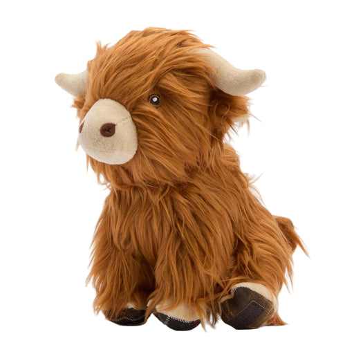 Barbour Dog Highland Cow Toy - Brown/Classic
