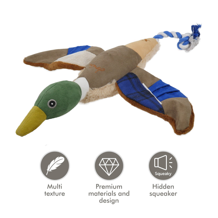 Joules Plush Printed Duck Dog Toy