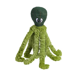 House of Paws Green Tweed Octopus Dog Toy
