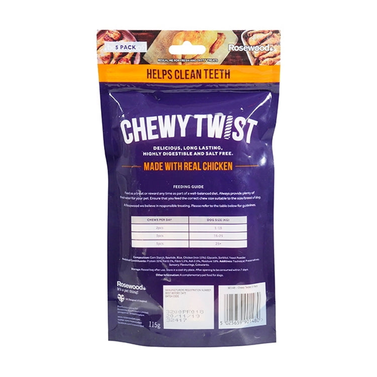 Rosewood Chewy Bone Dog Treats - Chewy Twists