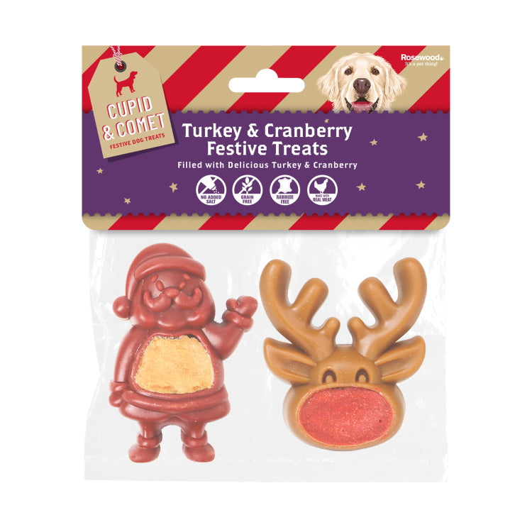 Rosewood Festive Filled Santa and Reindeer