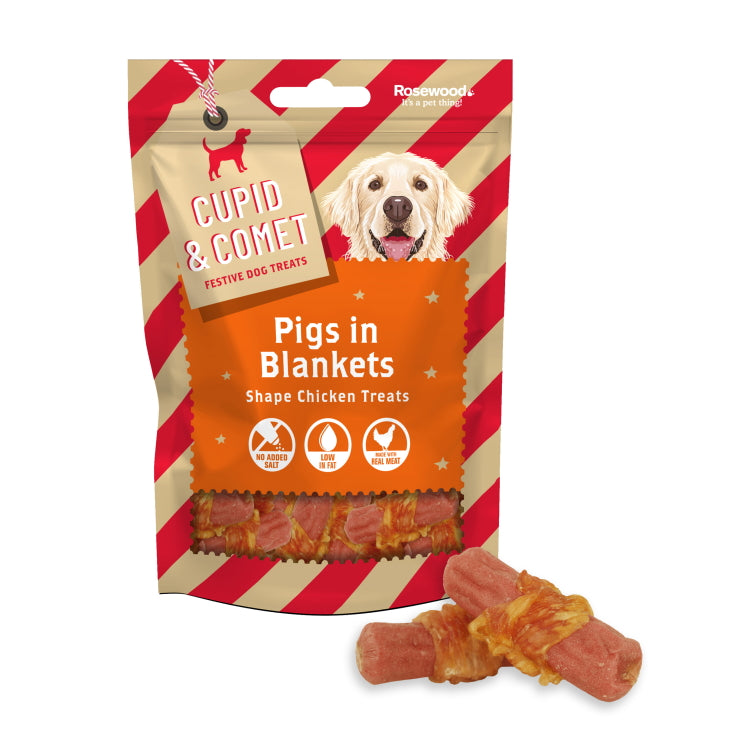 Rosewood Pigs in Blankets Christmas Dog Treats