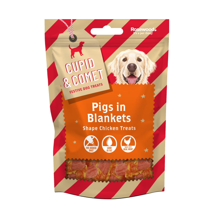 Rosewood Pigs in Blankets Christmas Dog Treats