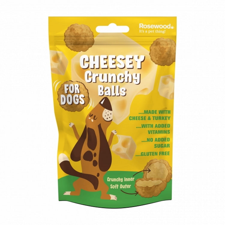 Rosewood Daily Eats Dog Treats - Cheesey Crunchy Meatballs 140g