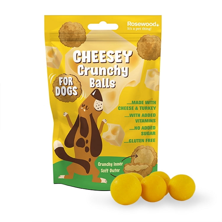Rosewood Daily Eats Dog Treats - Cheesey Crunchy Meatballs 140g