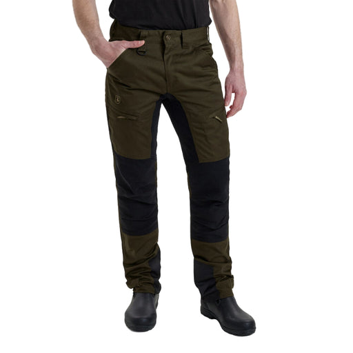 Deerhunter Rogaland Stretch Trousers With Contrast - Adventure Green